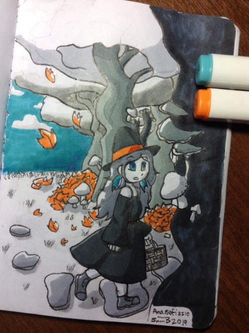 Inktober Day 2! Seems Like Our Girl Is Looking For Something :3