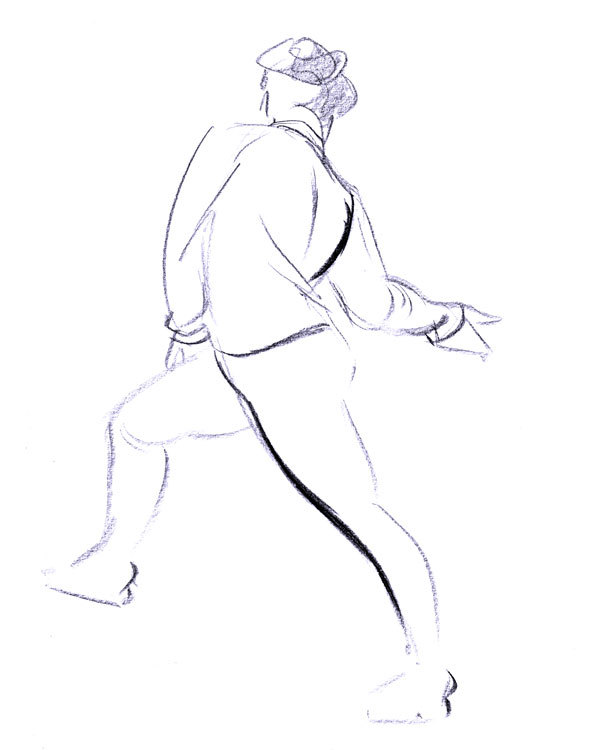 carnetvore:    Gesture drawing #2 - 1mn to 5mn DrawingsSome friends taking really