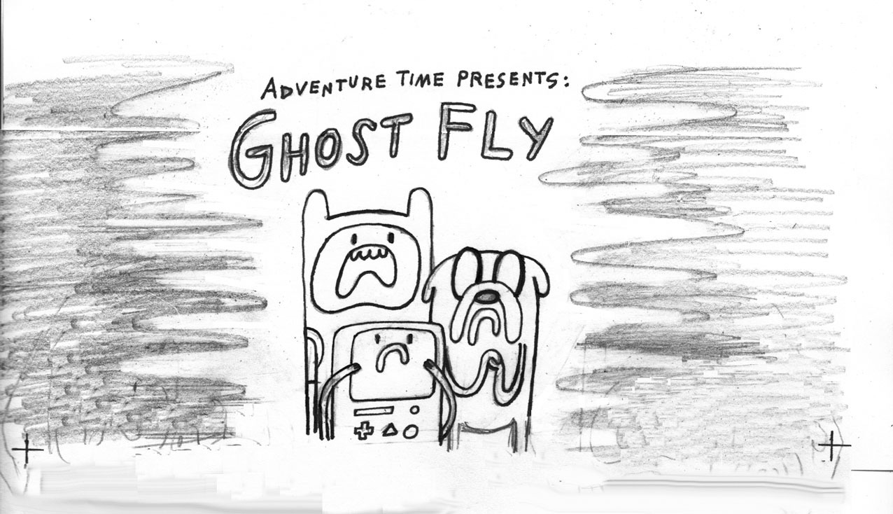 Ghost Fly title card concepts by storyboard artist Graham Falk