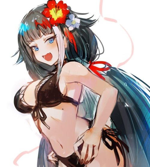 魔界の住民/Seventhrunさんのツイート: &ldquo;寝ようとおもったらいつのまにか水着ドイッチュラント描いてた… &rdquo;