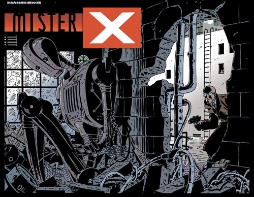 insiringoddsnsods:  Mister X posters by Paul Rivoche and Jaime Hernandez… 