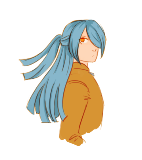 consider: go!kazemaru&hellip;. but his hair has the same length and texture as when he was a kid