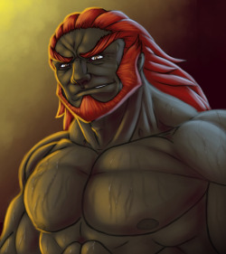 darkdjin:  Ganondorf all sweaty and smirking