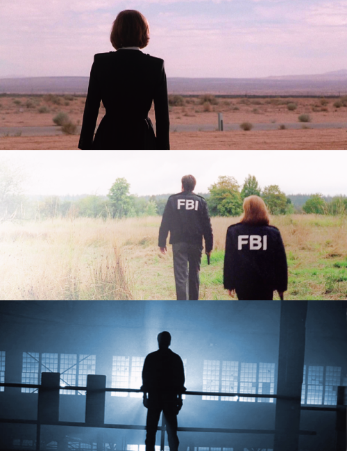 giliananderson: so many of the most iconic images from ‘the x-files’ feature nothing mor