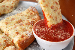 lets-just-eat:  Cheesy Pizza Sticks 