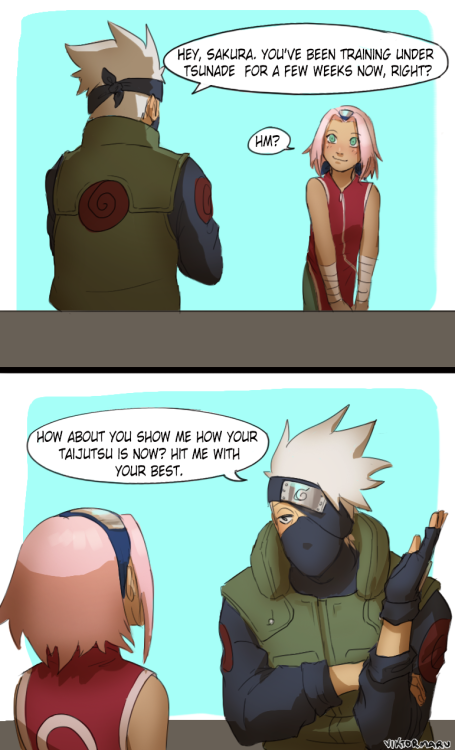 viktormaru: Based on the suggestions I got Sakura breaks Kakashi’s jaw 