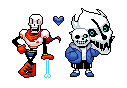 mtt-brand-undertale:made tiny skelebros just because