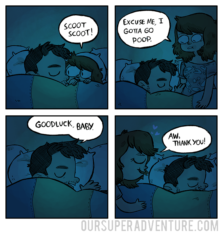 oursuperadventure:  thank you for the good luckmore comics || commission info!! ||