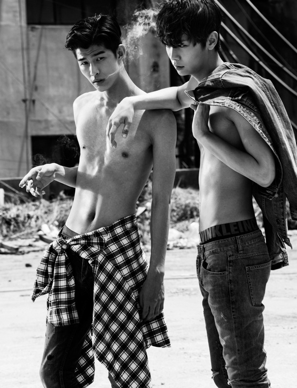 koreanmodel:  [Unpublished, only on koreanmodel.tumblr.com] Lee Cheolwoo, Bang Taeeun