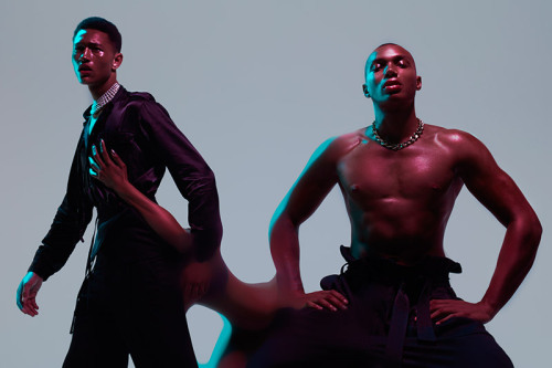 shadesofblackness:Don Rigters at MaleModelsNetherlands and Bruno Sitton at RepublicMen photographe