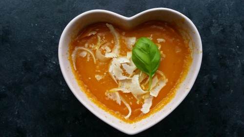 Yummy pumpkin soup for lunch ❤