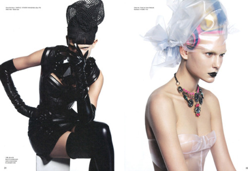 Karlijn for RE-QUEST / QJ MAGAZINE+COVER APRIL ISSUE 2013 photographed by Kazuyoshi Shimomura stylin