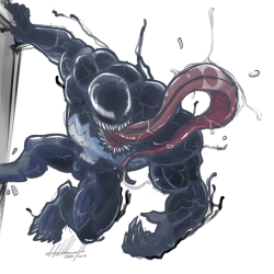monsterthrall:  Just a little Venom doodle
