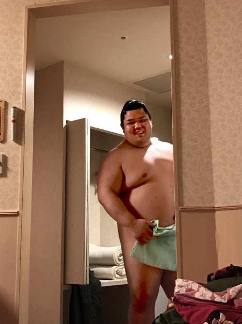 Like man in towel.