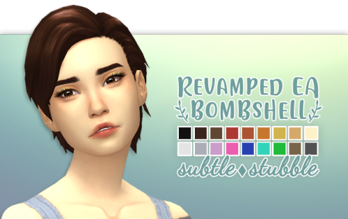 Revamped EA Bombshell HairWow, just wow, EAxis. Why did you ever think this hair was a good idea? It