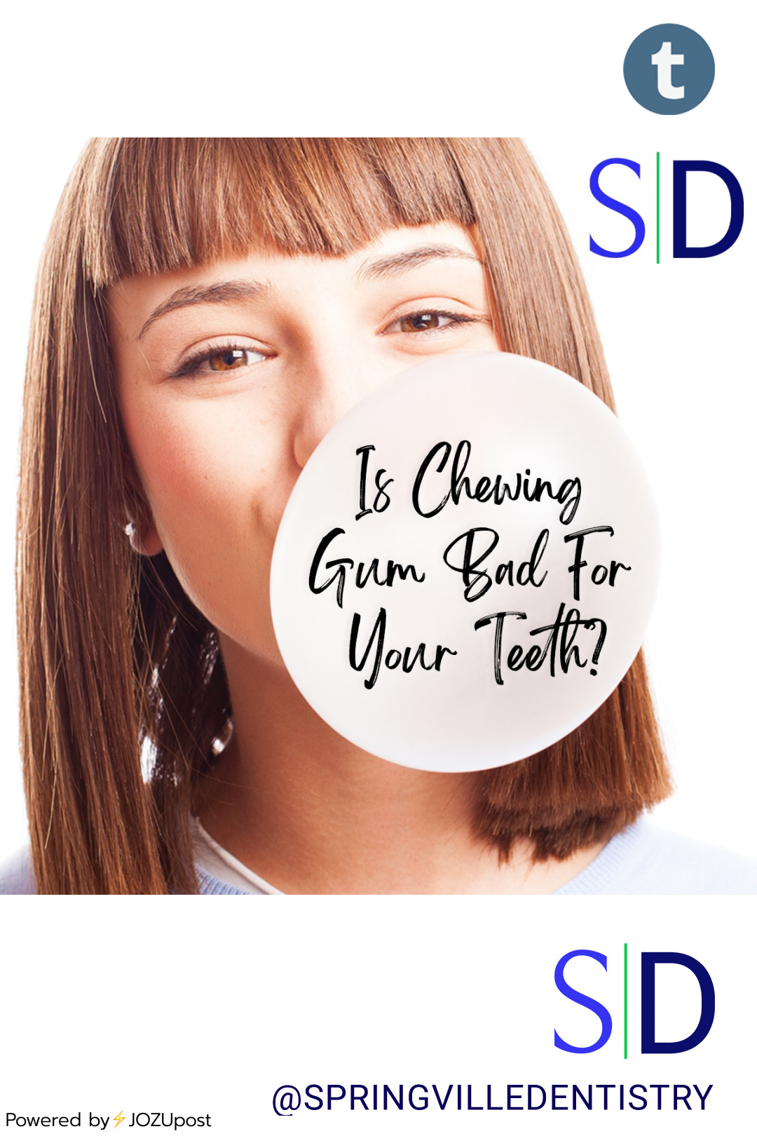 At Springville Dentistry, we answer your key questions about #ChewingGum and dental health.
Daily use isn’t necessarily bad for teeth, especially if it’s sugar-free, as it boosts saliva production aiding in oral health.
However, the negative effects...