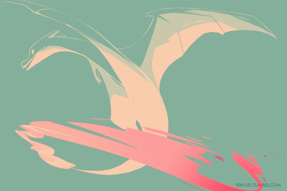 kin-sei:   shiny-cradily said: Draw your favorite pokemon in palette #14 :)  (Pokemon