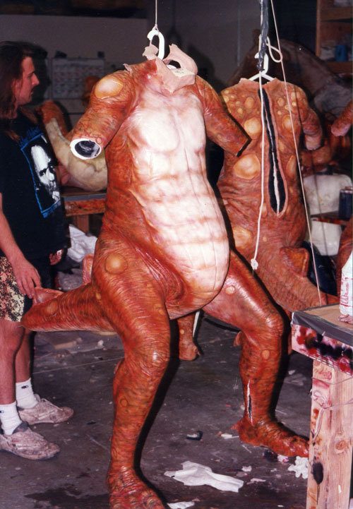Suits from “Dinosaurs”. #MonsterSuitMonday These were a lot less awkward and bulky than those used b