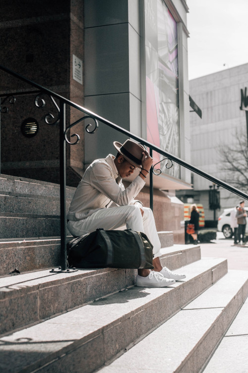 Got to meet and shoot with a very stylish Baltimore based fashion blogger: manwearshats // Instagram