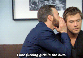 sbstianstans:  I’m way, way, way more of an ass man. Clearly more of an ass man.