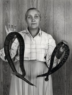 My new aesthetic is Pentecostal snake handlers from the Ozarks.