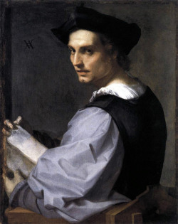 masterpiecedaily: Andrea del Sarto Portrait of a Young Man 1517 