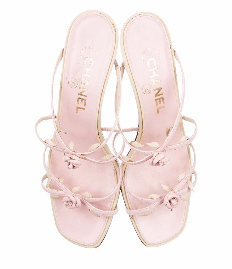 chanel bow sandals 7