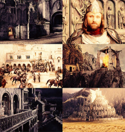 katoakenshield:  The Lord of the Rings Meme  22. a place you would like to live in [part 1/3]: minas tirith   &ldquo; This is the city of the men of Númenor. I would gladly give my life to defend her beauty, her memory, her wisdom… &rdquo;  