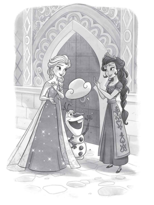 kristoffbjorgman:elsa landed herself a hot new girlfriend pass it on