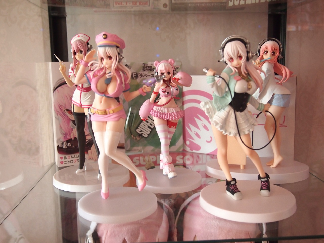 loversrock:Some stuff from my Super Sonico collection ~!