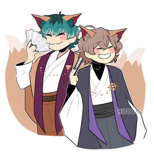 hitouzu:can we PLEASE talk about these jokers i’m begging they both joke to make people happy !! I L