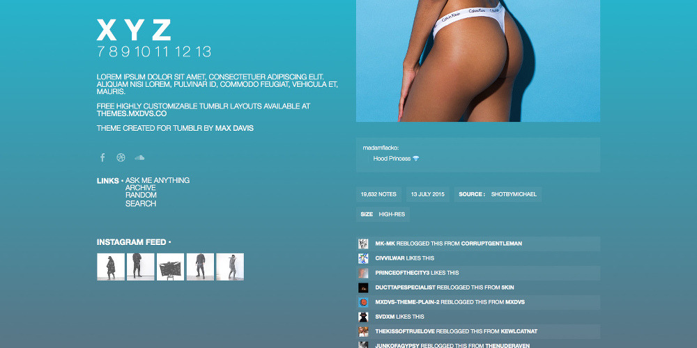 mxdvs:  MAX DAVIS THEMES - [new website online]I’ve updated 5 of my old themes