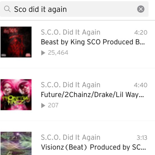 Big S/O to everybody who helped get my new song #Beast to 25K plus plays in 2 weeks. I really appreciate all of the love and #support from you all. If you haven’t heard it yet click on the link in my bio or search for #SCOdidItAgain on #Soundcloud...