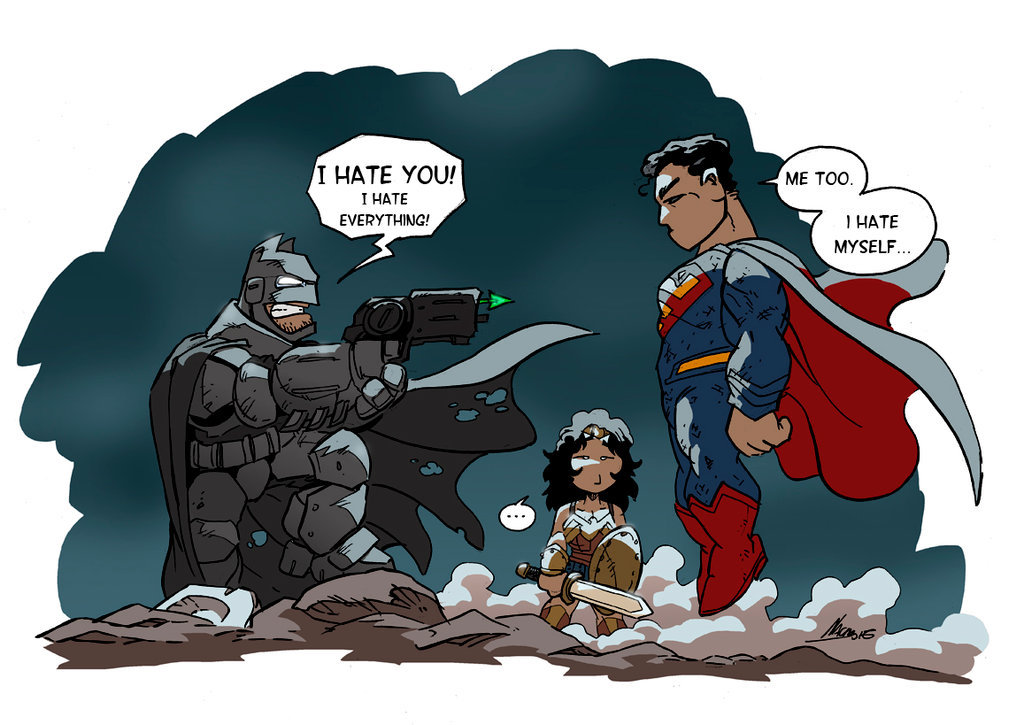 DCCOMIC EN GYE • Batman v Superman..!!