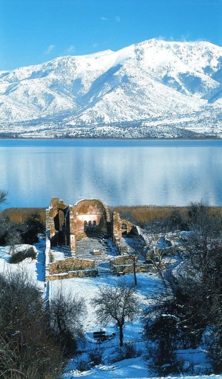 gemsofgreece:Winter Beauty.. Ancient ruins in Florina, Greece (by EDEN - European Destinations of Ex