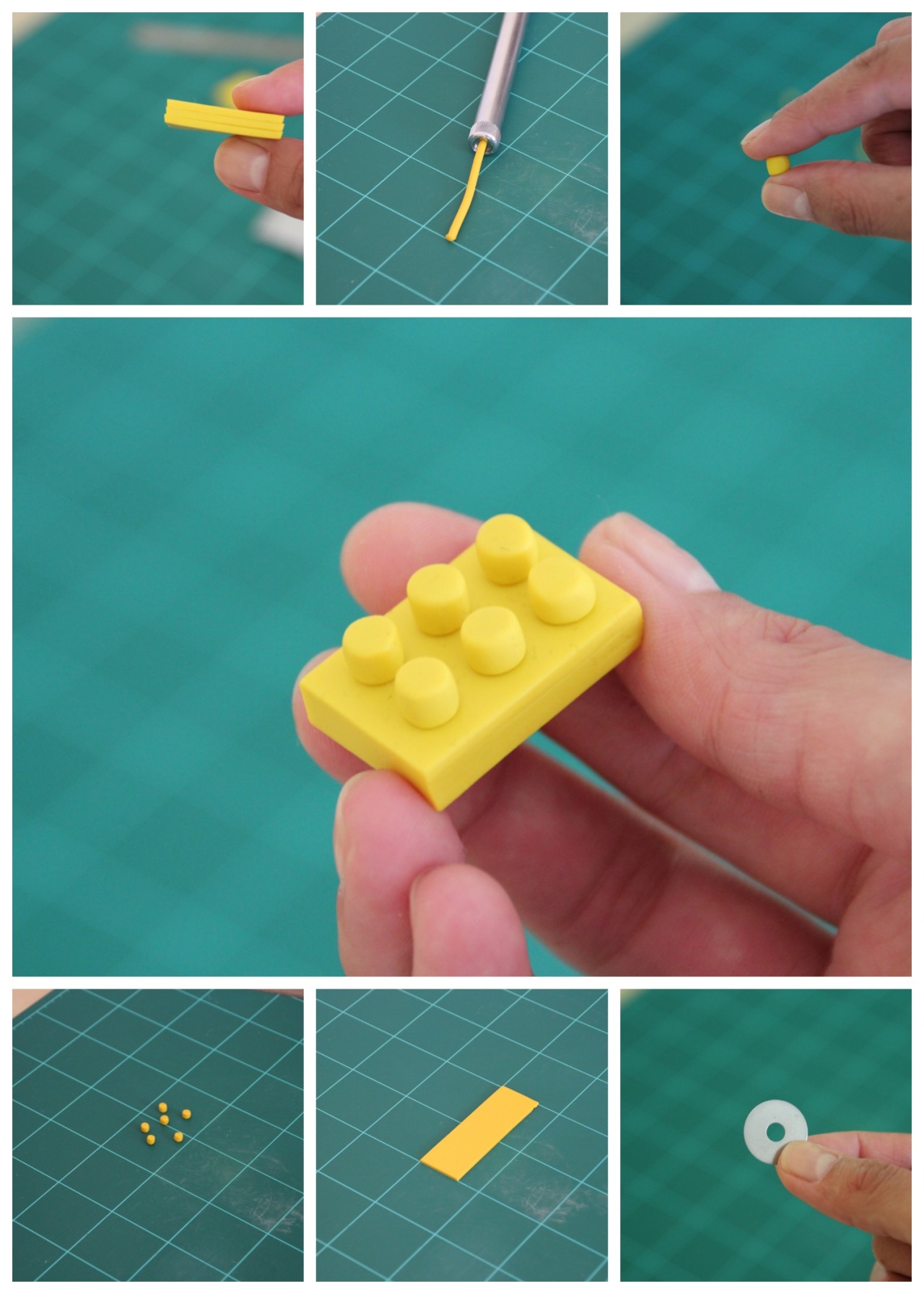 Nota Confinar peligroso todomini - Cómo hacer piezas de LEGO con arcilla polimérica? ...