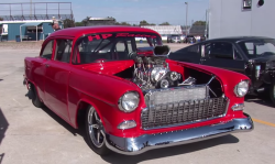 hotamericancars:  Blown 1500hp 1955 Chevy Monster Muscle Car CHECK OUT THE VIDEO 