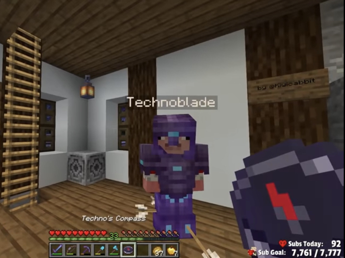 minecraft sideblog — Techno house! This took me forever to do but