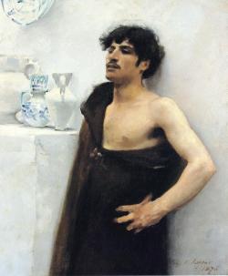 Young Man in Reverie, John Singer Sargent