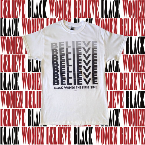 White tees now available on the www.forblackgirlswho.com site 1. Defend Black Women Tee2. ALL Black 