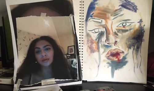 lightersandcurls:sonoanthony:puicci:unfinished portrait x :)My goodness.Wow! This is amazing!!!!