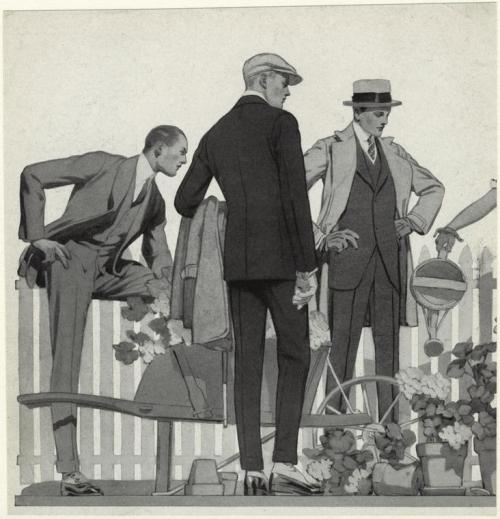 vintagegent:  Potted Plants, 1920s via The New York Public Library Digital Collections