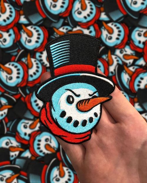 New Dapper Angry Snowman patches! Never too late for a fun winter drop, more to come. Available at w