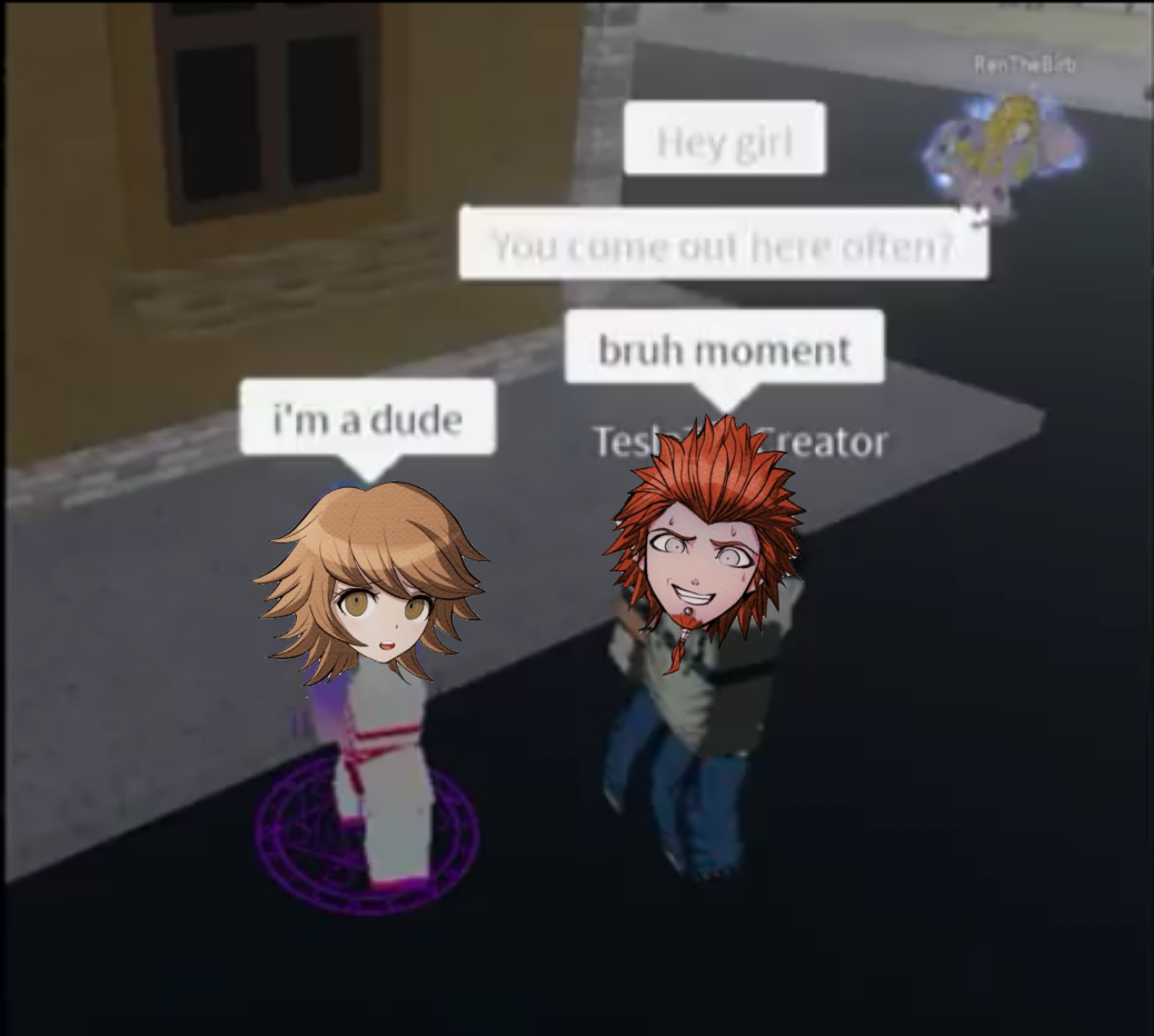 danganronpa roblox memes