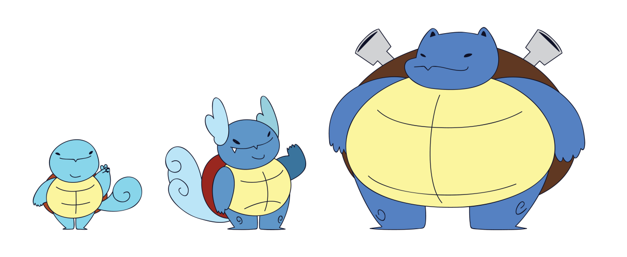 kaseythegolden:  Oops, drew some Pokemon, I guess! 