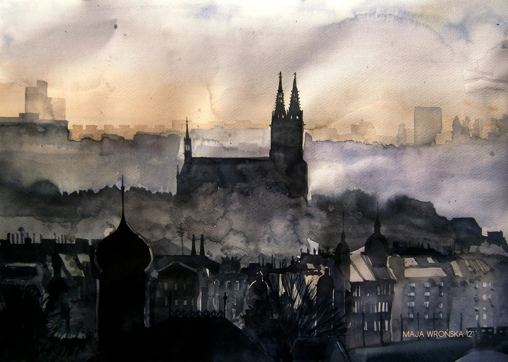 just-art:  Watercolor painting by Maja Wrońska  