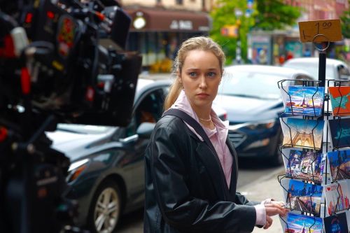 fy-alyciadc: Alycia Debnam Carey filming “Saint X” in nyc  via @stevesandnyc