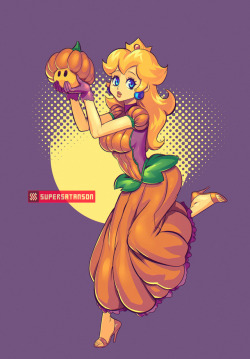 supersatansister:  superfantoasts:It’s October! And Super Mario Odyssey is just a month away!A good chance to draw Peach again. Pumpkin Shroom for halloween! I can’t post the NSFW version here though.   Wow, need a link pls if it&rsquo;s that nsfw.