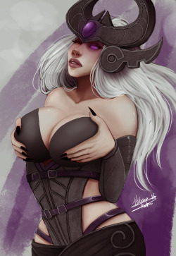 Uncensored Syndra is available through my PatreonBuy my NSFW art here:    GUMROAD ||  E-JUNKIE              Patreon   Twitter   AskIf you like this, please support me rebbloging! Thanks ^_^