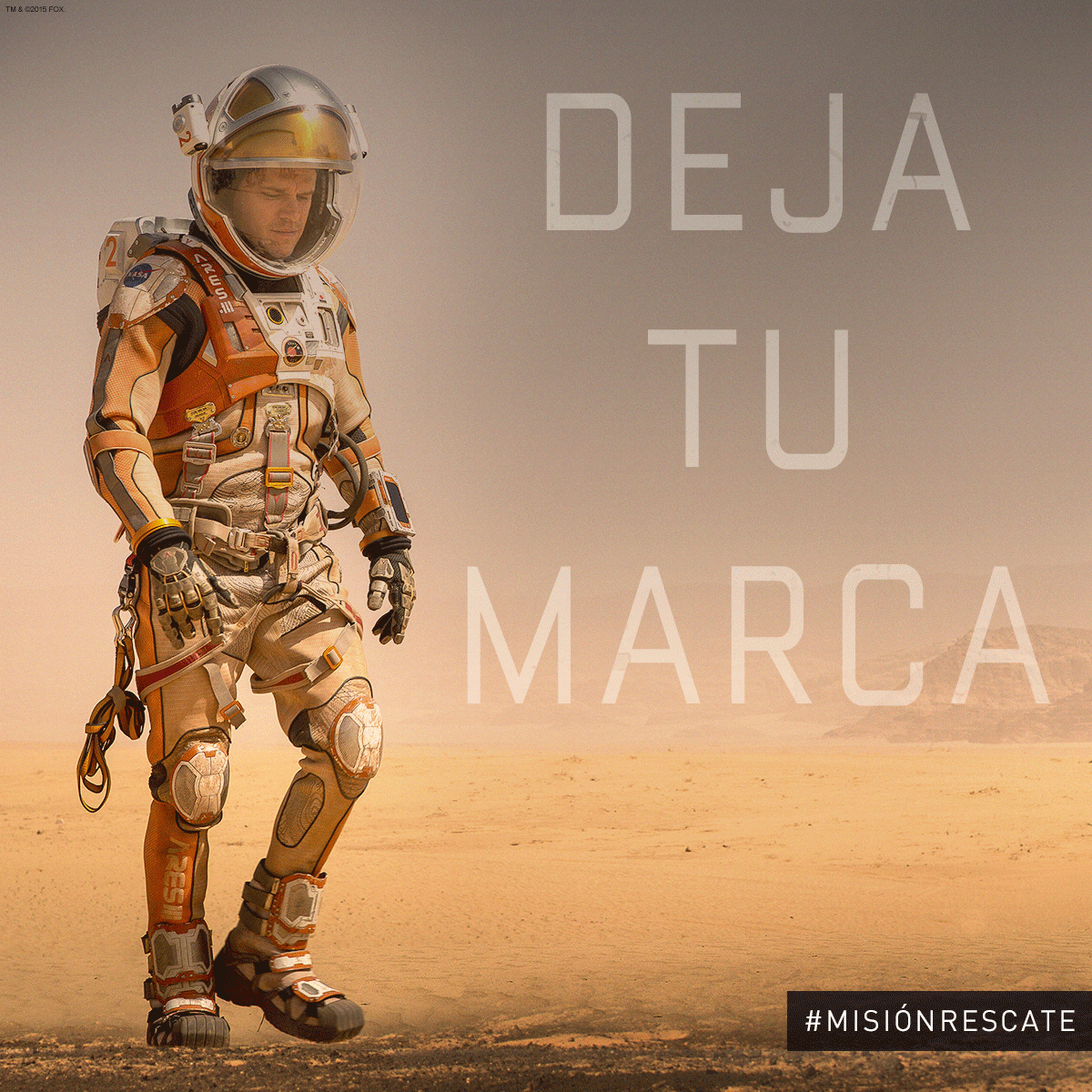 El legado de Mark Watney pasará a la historia. No te pierdas a Matt Damon en Misión Rescate.
Solo en cines